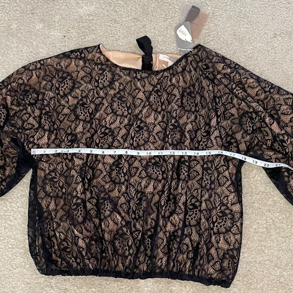 Womens' 3/4 Sleeve Ruffle Dress - Picture 6 of 8